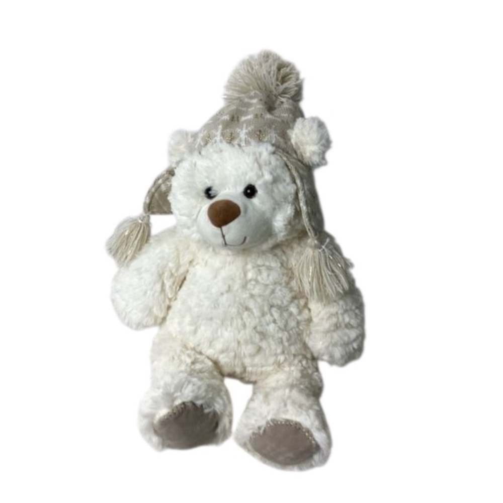 Mary Meyer St Jude Oliver 18" Winter Teddy Bear with Tan Hat Plush Stuffed Anima